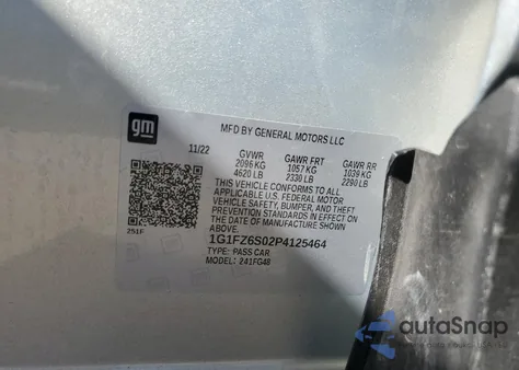 2023 Chevrolet Bolt Euv Premier z USA, uszkodzony, nr VIN 1G1FZ6S02P4125464